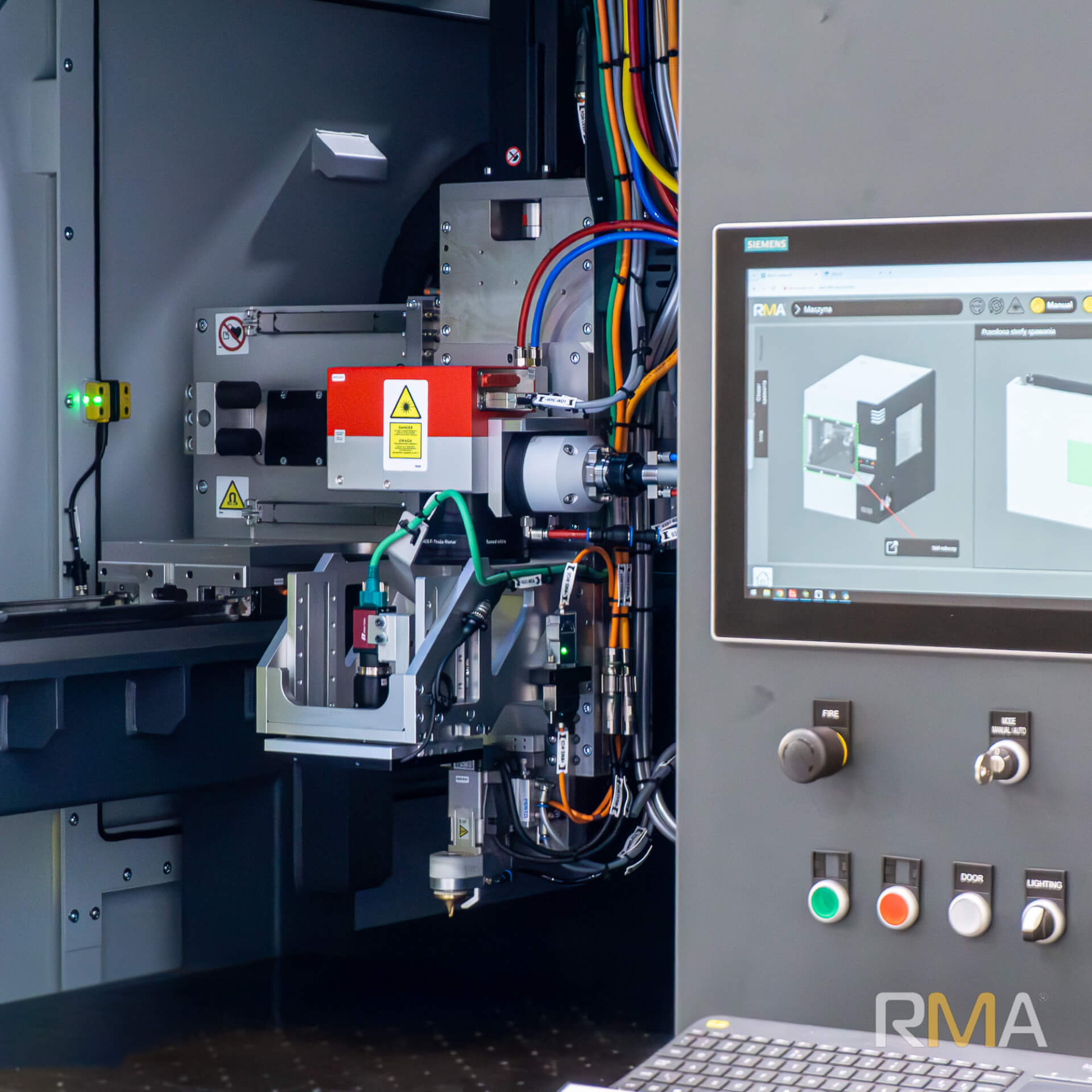 Maszyna do spawnia laserowego RMA